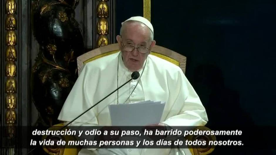 El papa habla abiertamente de "guerra" y señala a Putin