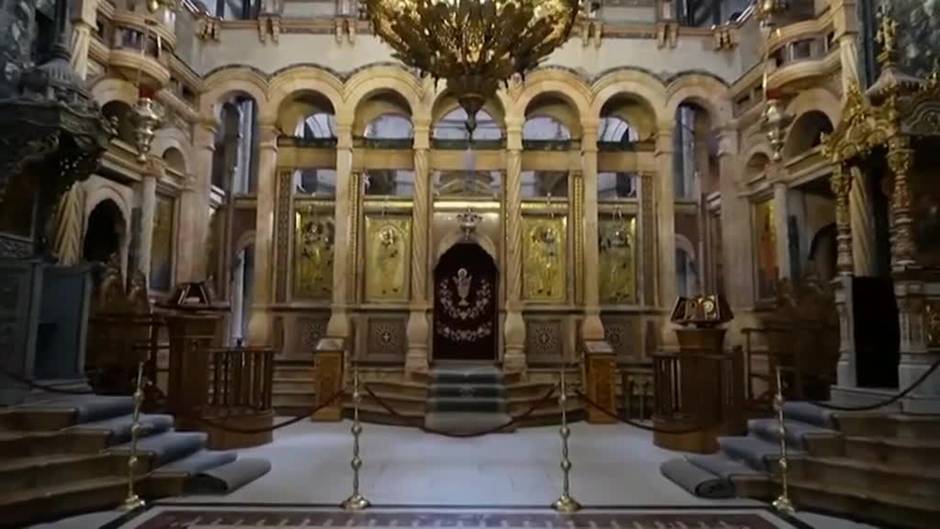 Encontrado el antiguo altar de la Basílica del Santo Sepulcro en Jerusalén