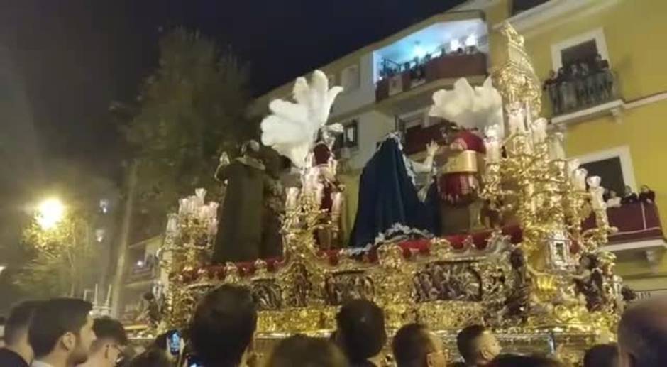 Primeros pasos del Señor de la Sentencia de la Macarena