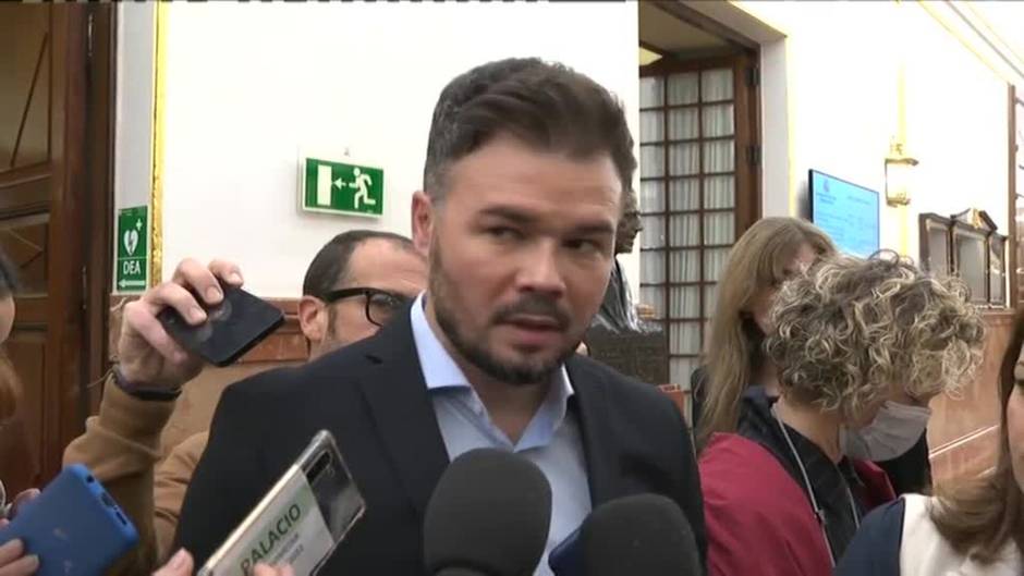 Rufián: "Invito a Robles a que pida la entrada al PP, está siendo la mejor ministra del PP"