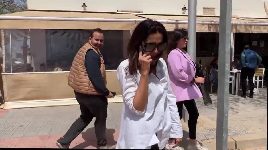 Olga Moreno reta a la prensa y muestra su enfado ante las cámaras