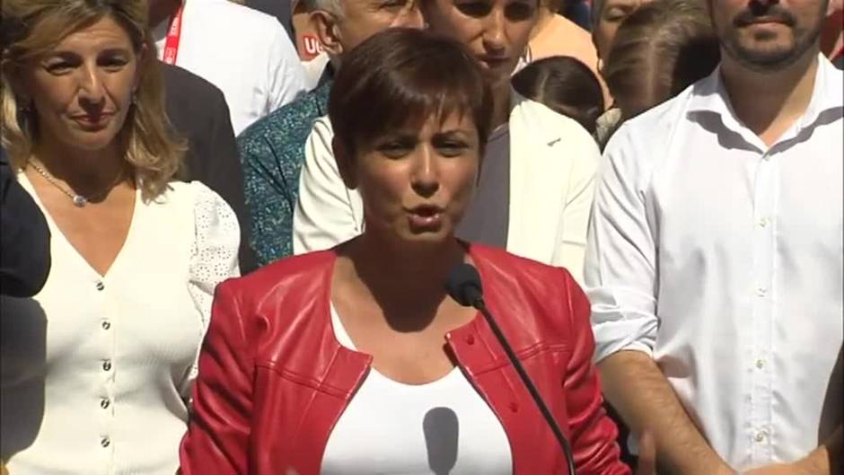 Rodríguez reivindica en el 1 de Mayo los avances del Gobierno frente a los "recortes y los retrocesos" de las derechas