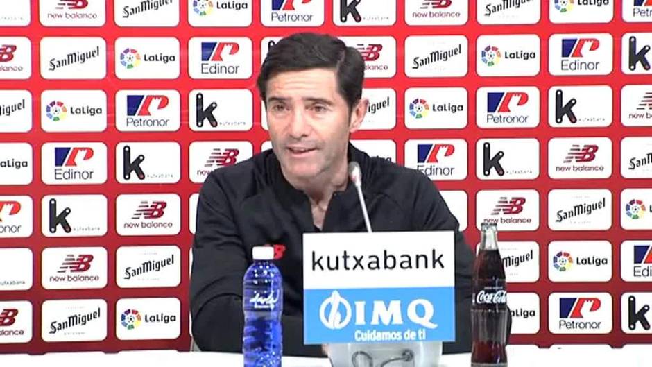 Marcelino: "Prefiero jugar contra un equipo que venga de perder que contra un equipo que venga de ganar"