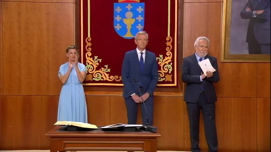 Rueda jura el cargo como Presidente de la Xunta de Galicia