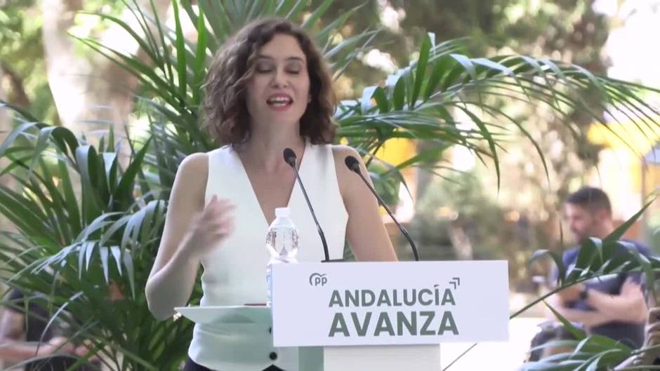 Ayuso (PP) asegura que Andalucía "está enseñando a volar a España"