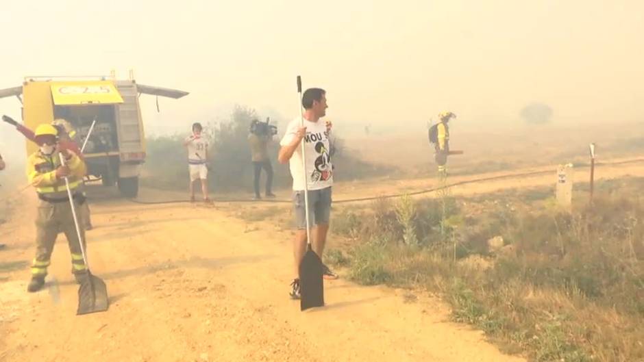 25 mil hectáreas quemadas en el incendio de la sierra de la Culebra