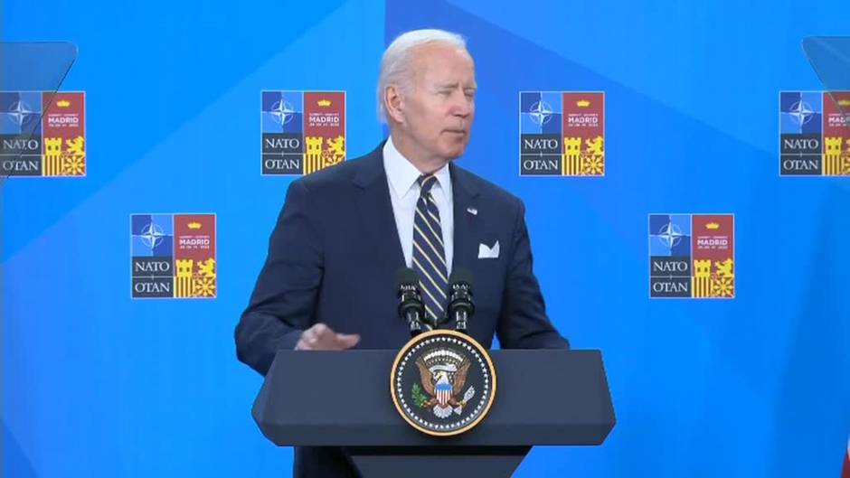 Biden asegura que la OTAN se ha vuelto "más fuerte y unida" tras la invasión rusa de Ucrania