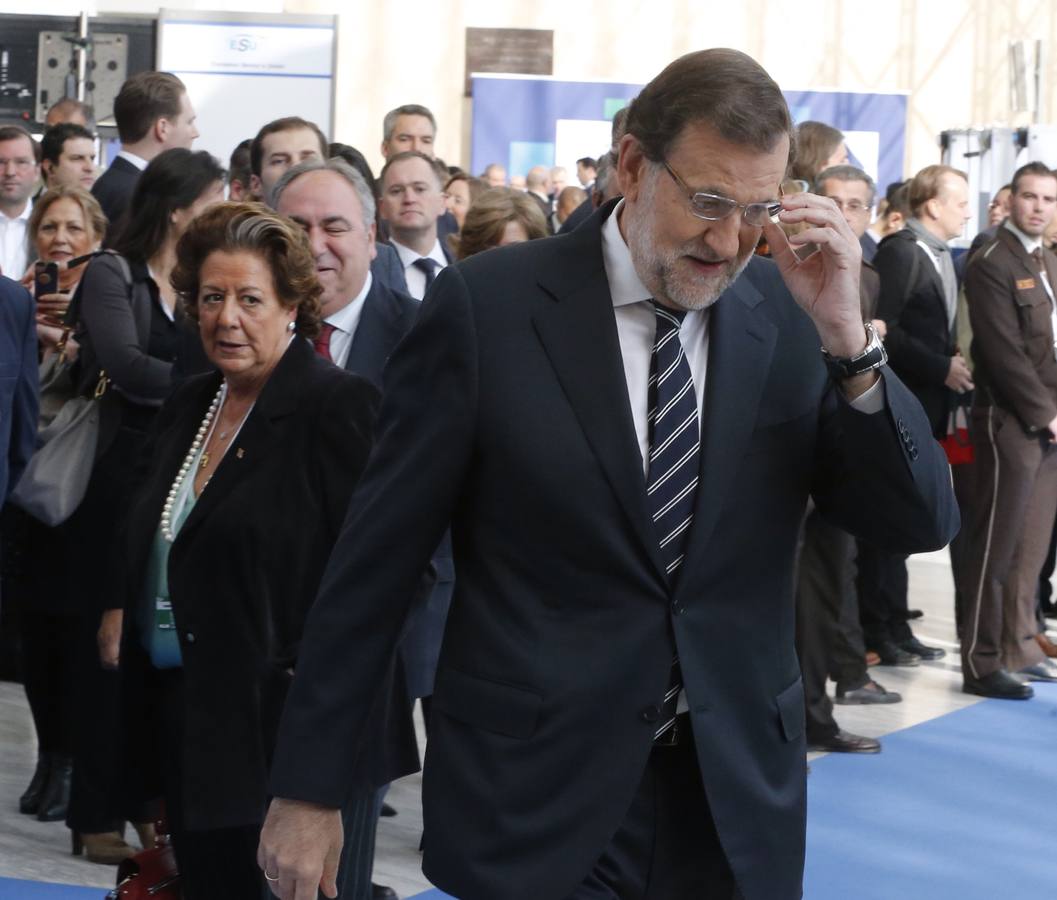 Mariano Rajoy, apoyado en Madrid por los líderes conservadores europeos. 