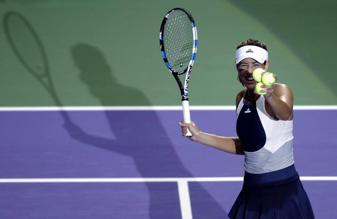 Muguruza-Safarova, en imágenes. 