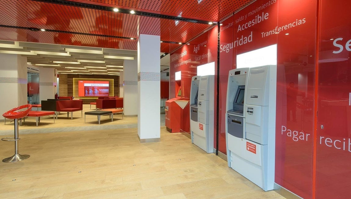 Fotogalería: así será la oficina del futuro del Banco Santander