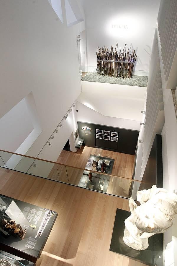 Vista del Museo de las Peregrinaciones y de Santiago, en la antigua sede del Banco de España en la capital gallega. 