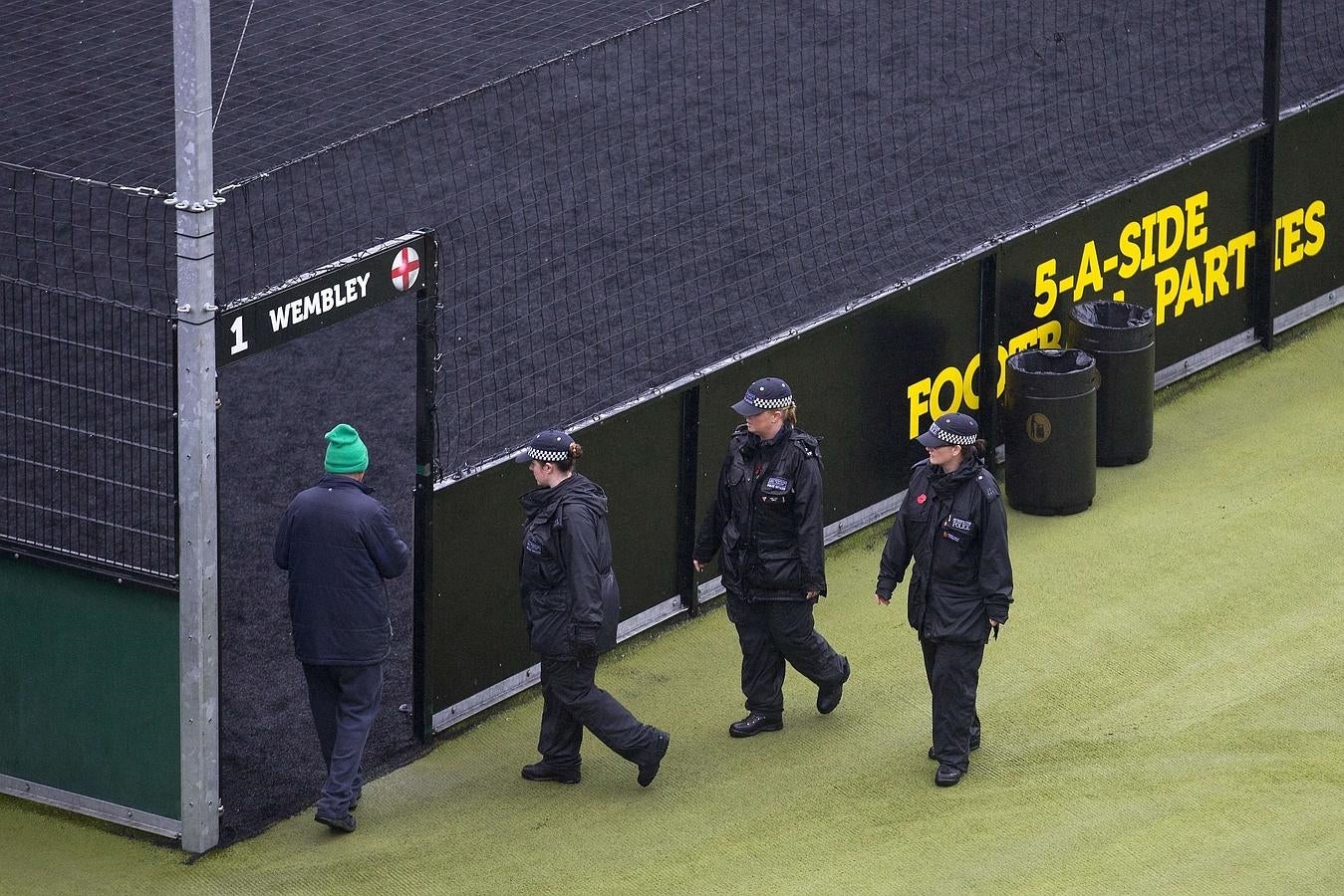 Alerta máxima en Wembley