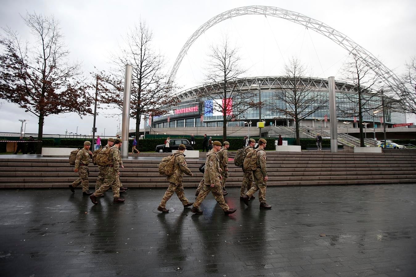 Alerta máxima en Wembley