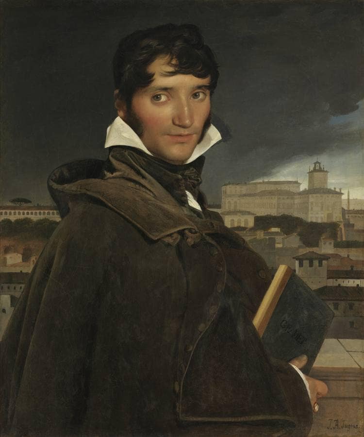«Retrato de François-Marius Granet», de Ingres (1807). 