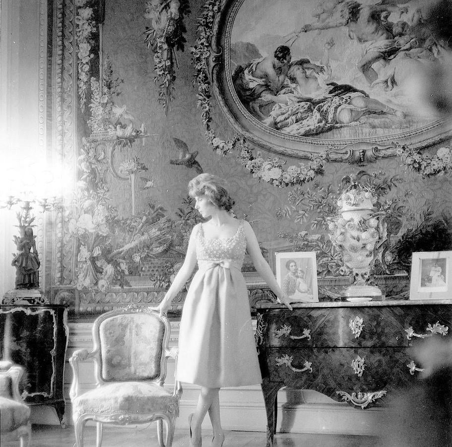 La jefa de la Casa de Alba posando en una de sus estancias. 