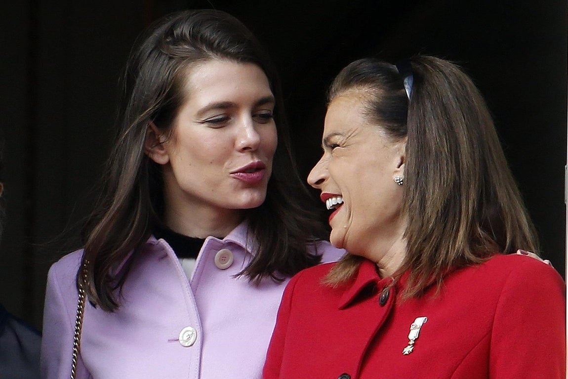 La princesa Estefanía de Mónaco y Carlota Casiraghi. 