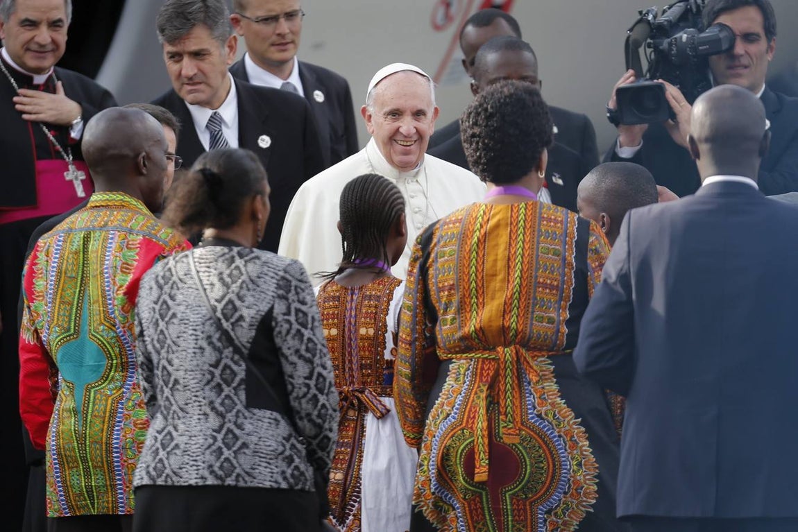El Pontífice visita Kenia