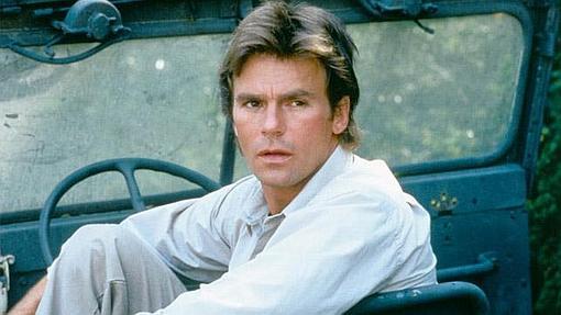 Un joven Richard Dean Anderson en «Macgyver»