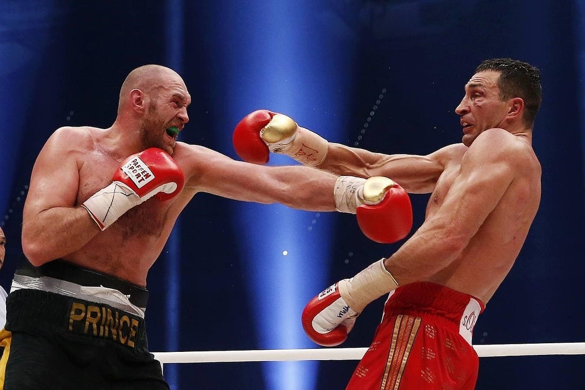 El combate Fury-Klitschko, en imágenes