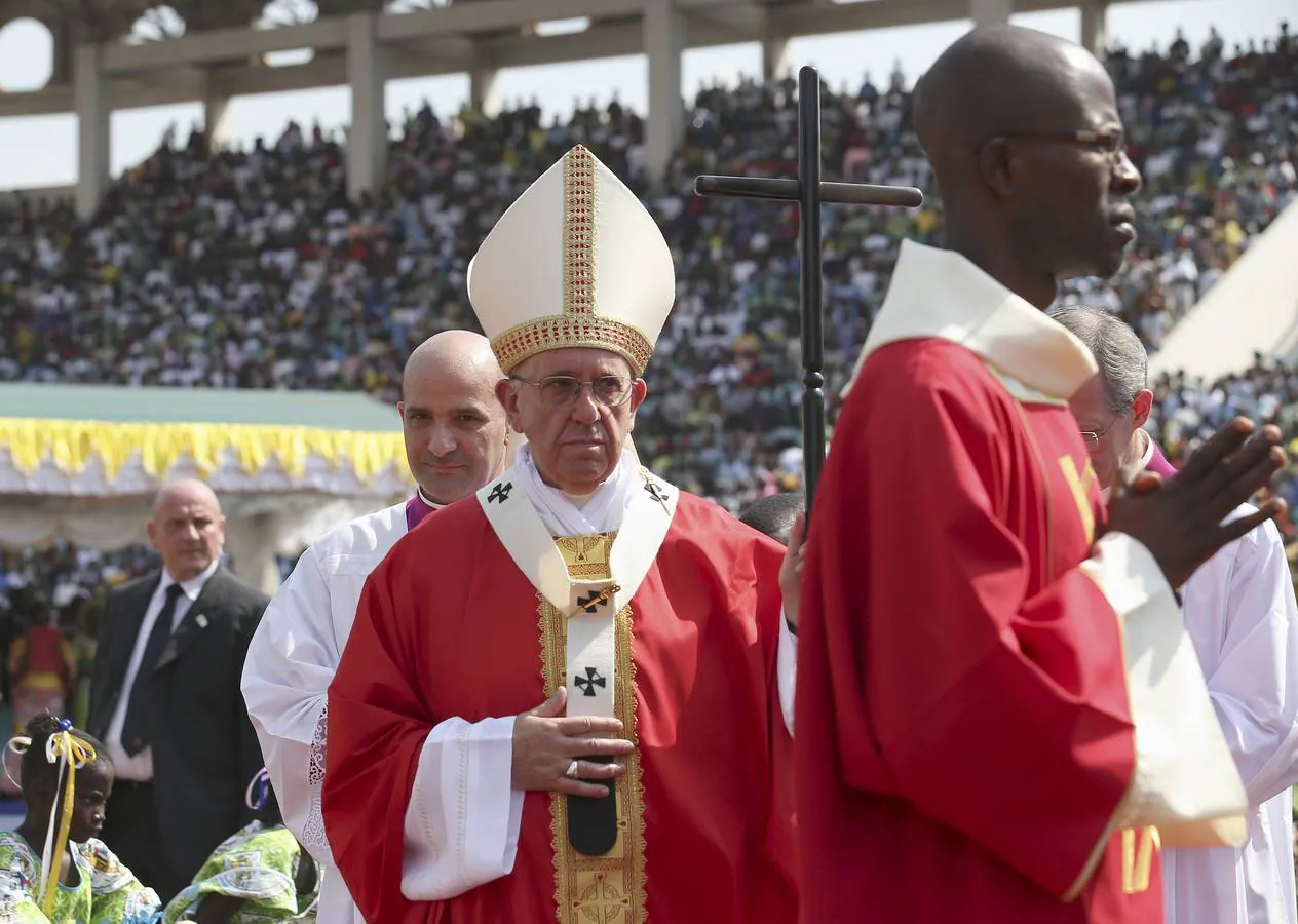 Último día del Papa en la República Centroafricana, en imágenes