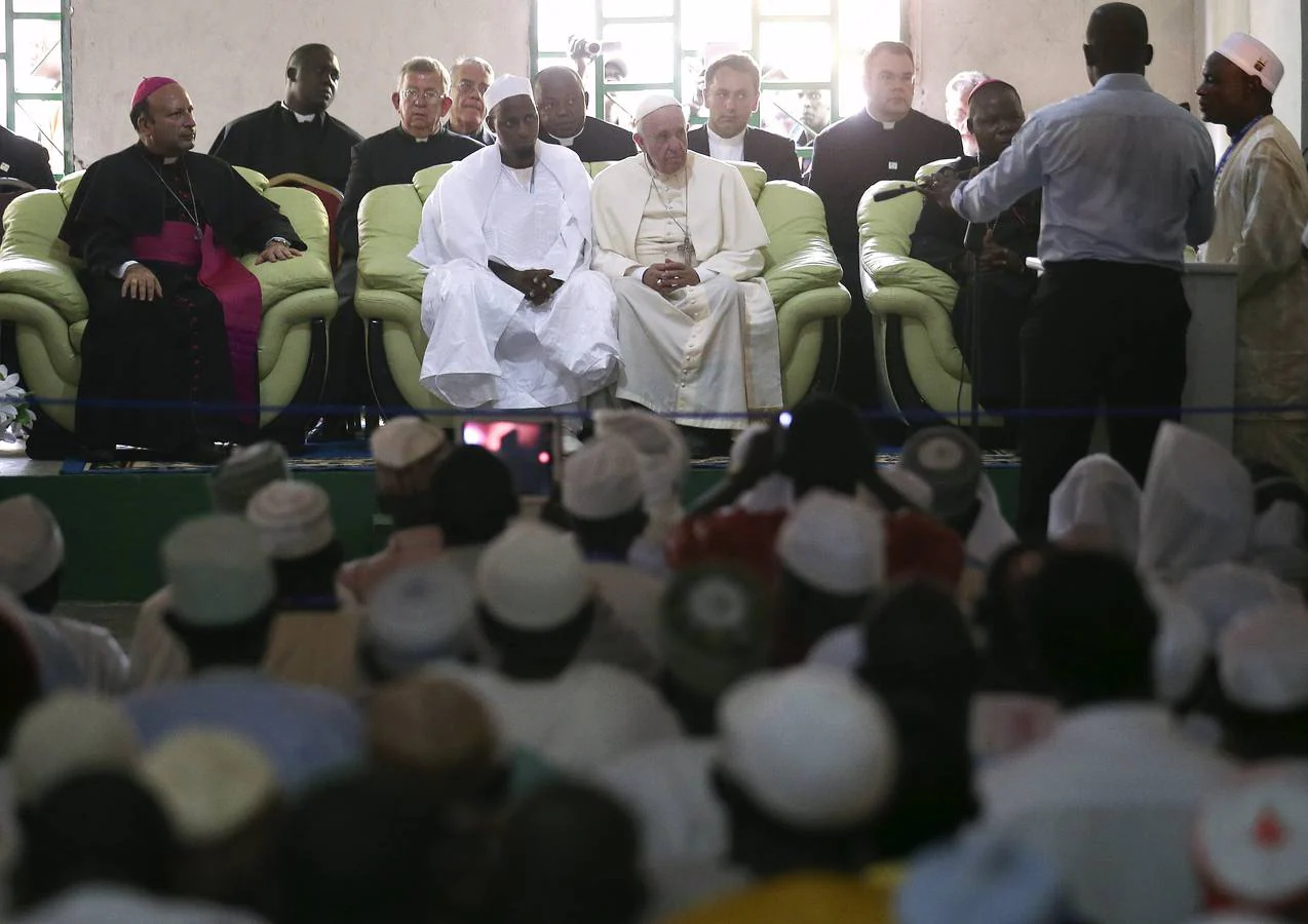 Último día del Papa en la República Centroafricana, en imágenes 