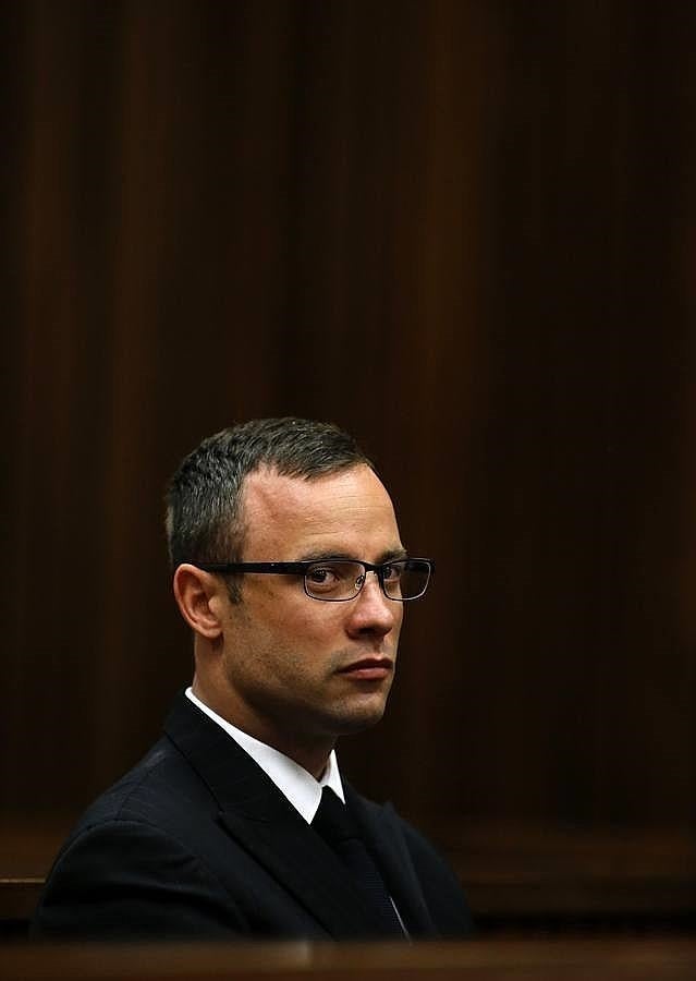 Pistorius espera su sentencia final. 