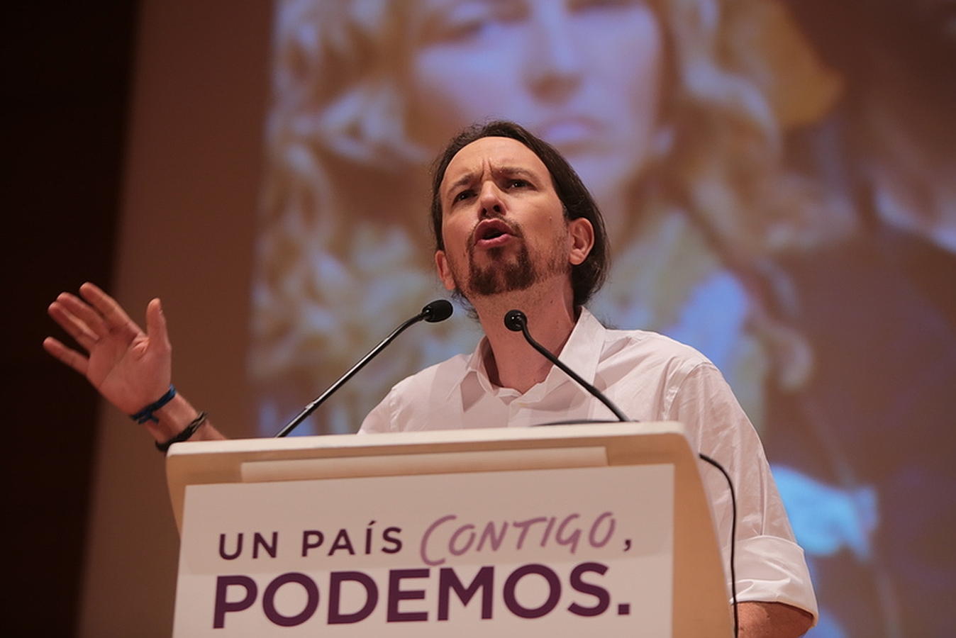 Mitin de Podemos en el Palacio de Congresos de Cádiz