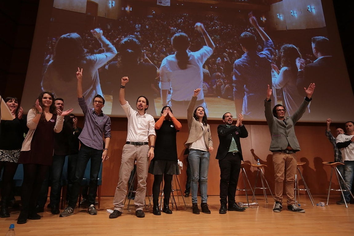 Mitin de Podemos en el Palacio de Congresos de Cádiz