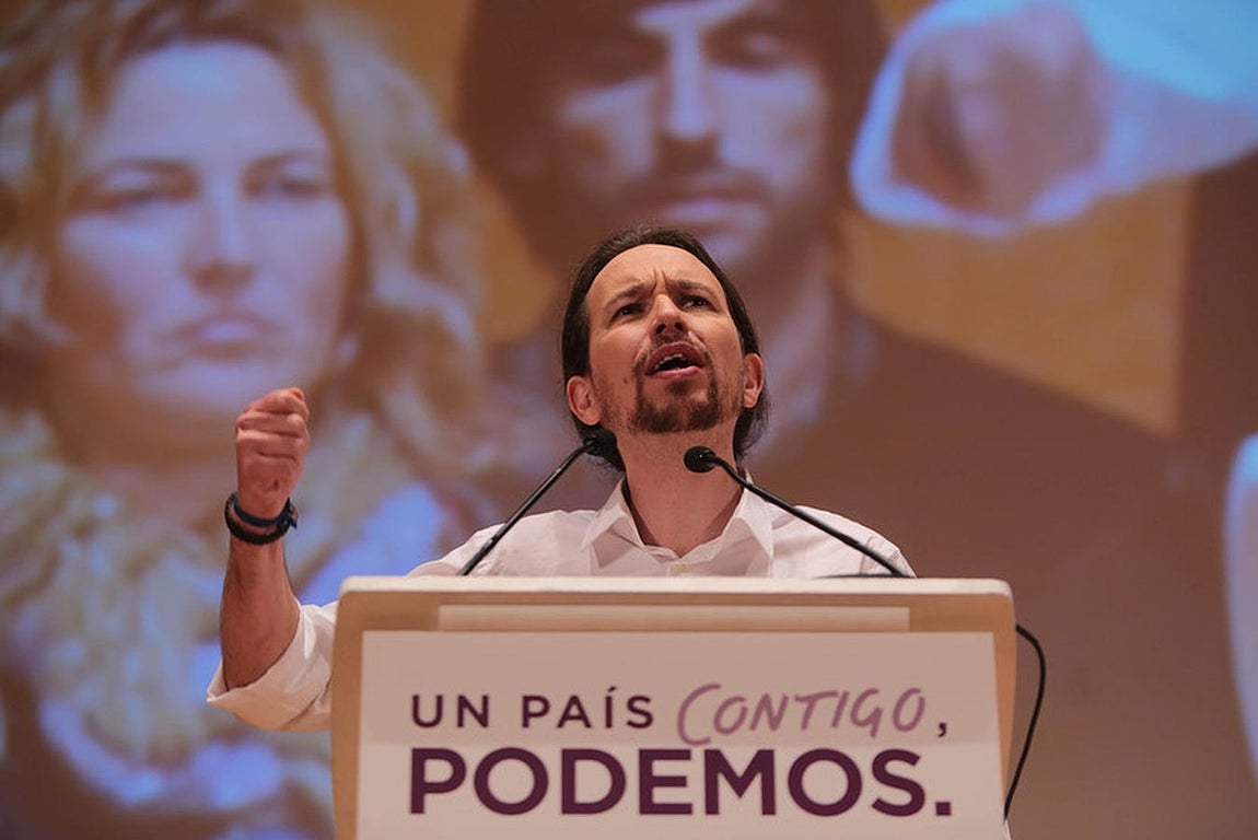 Mitin de Podemos en el Palacio de Congresos de Cádiz
