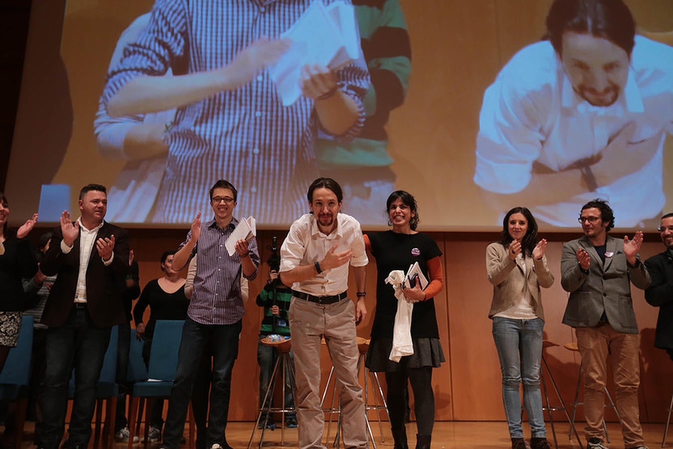 Mitin de Podemos en el Palacio de Congresos de Cádiz