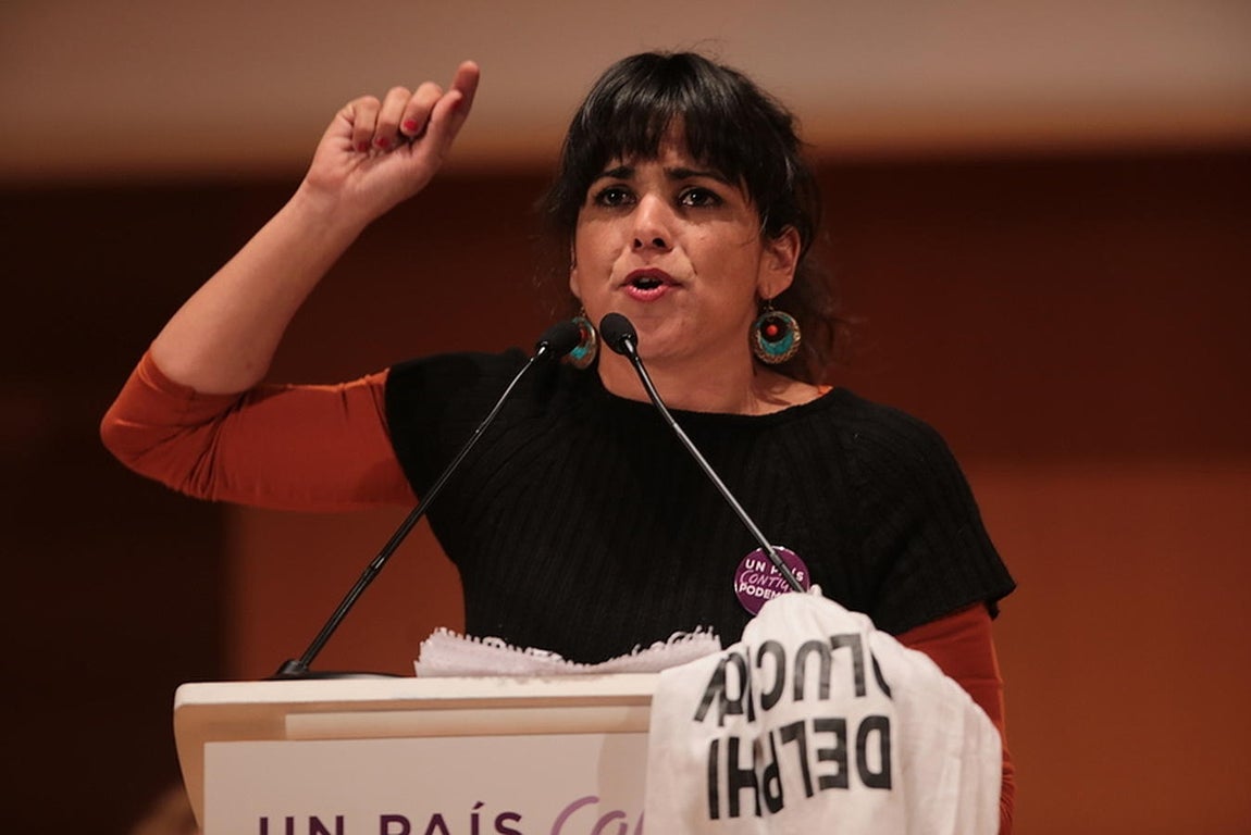 Mitin de Podemos en el Palacio de Congresos de Cádiz