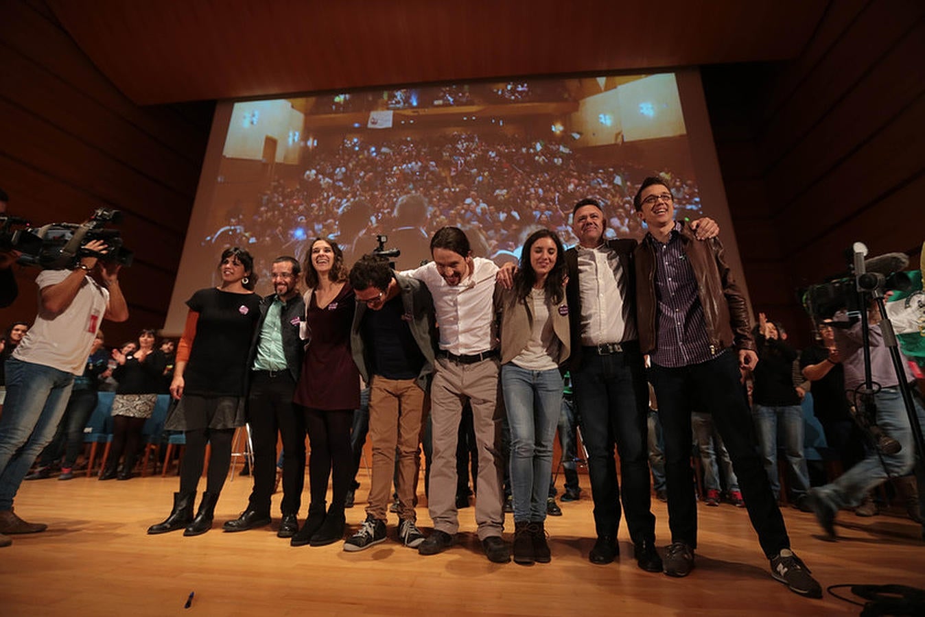 Mitin de Podemos en el Palacio de Congresos de Cádiz