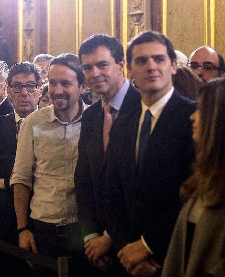 Pablo Iglesias y Albert Rivera han sido algunos de los representantes de los partidos emergentes. 