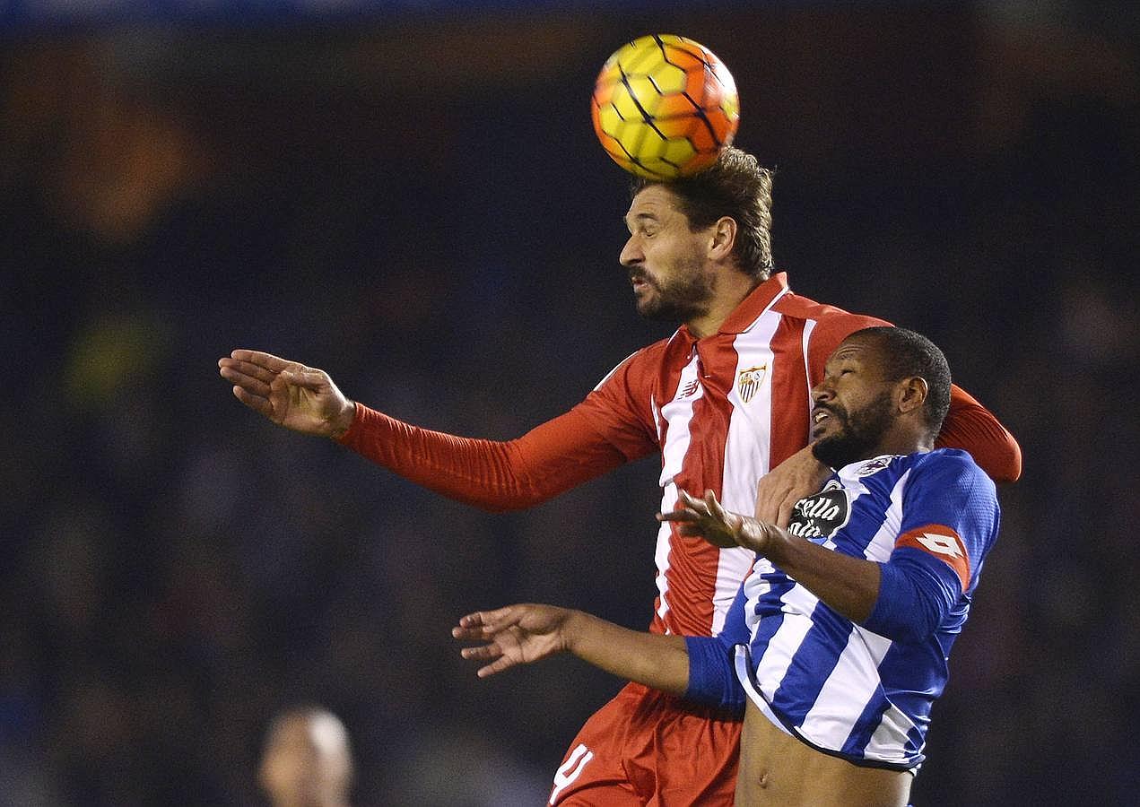 El empate del Sevilla ante el Deportivo, en imágenes