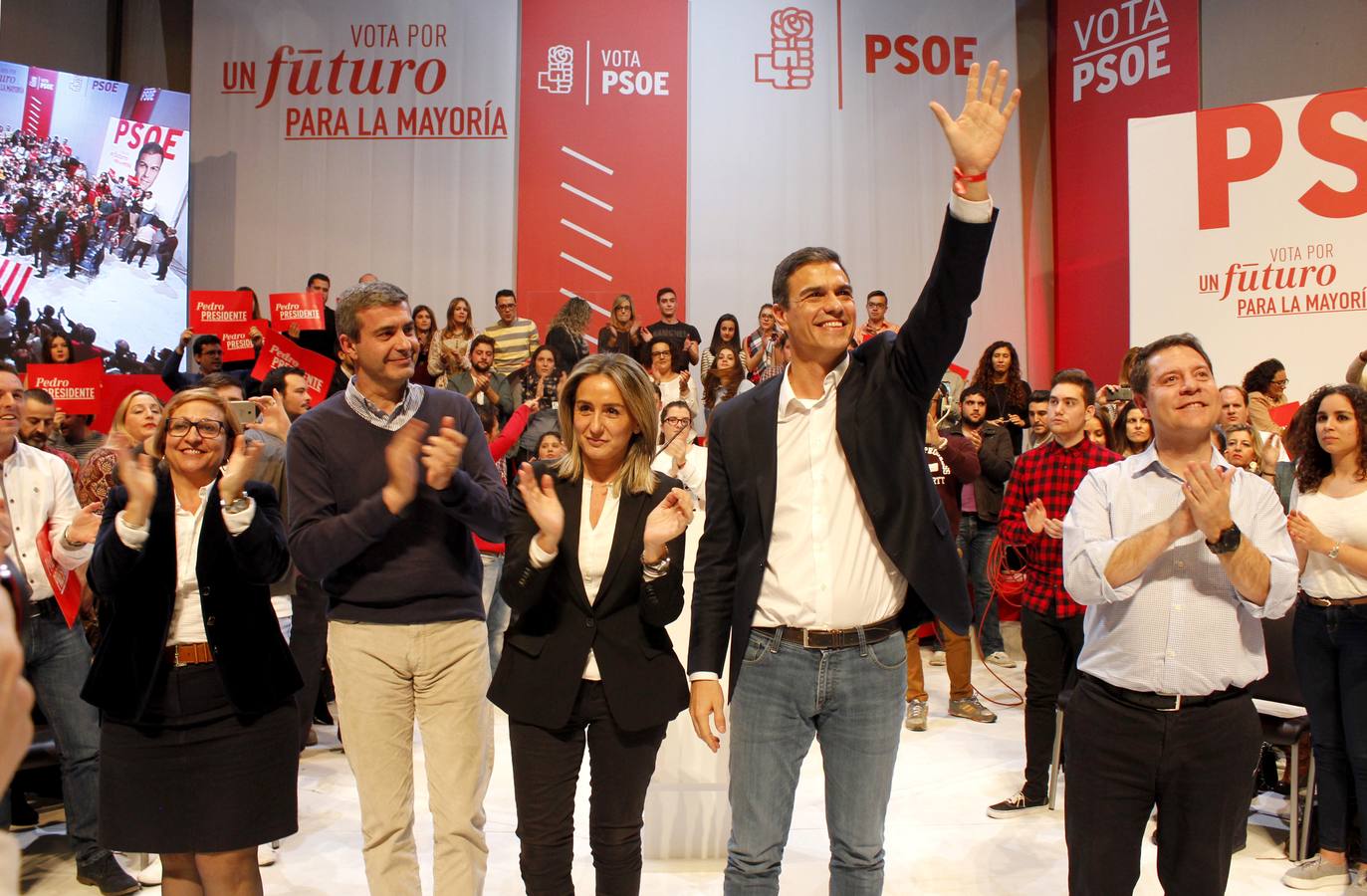 El mitin de Pedro Sánchez en Toledo