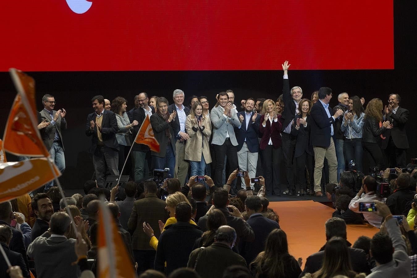 Mitin de Ciudadanos en el palacio de Vistalegre. 