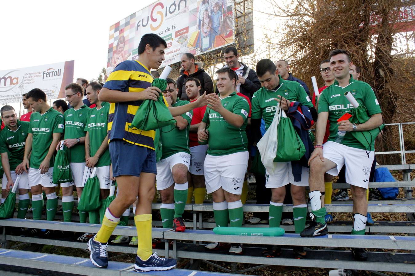 Encuentro solidario de fútbol