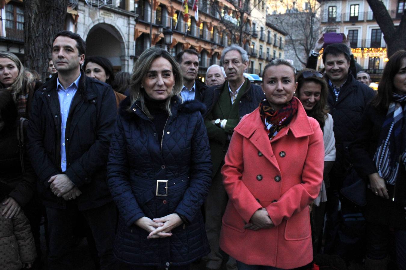 La alcaldesa, en Zocodover. 