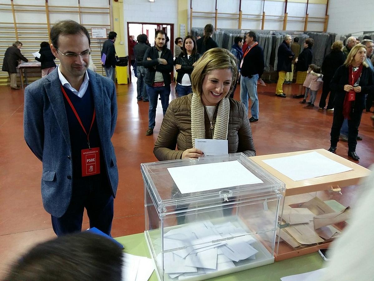 La presidenta de Diputación, Irene García, en Sanlúcar