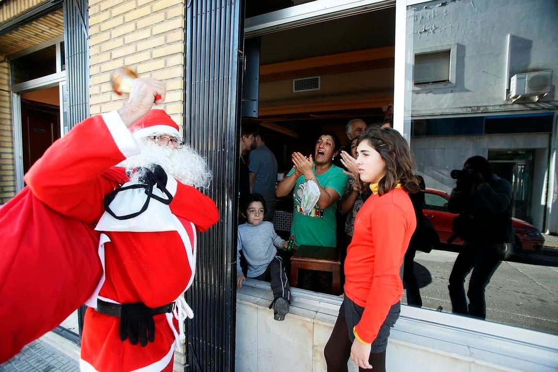 Premio de Lotería de Navidad en Cazalla. 