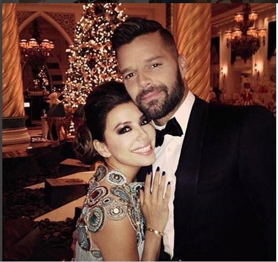 Eva Longoria. La actriz ha celebrado la Navidad junto a su buen amigo Ricki Martin, quien, por cierto, acaba de cumplir años