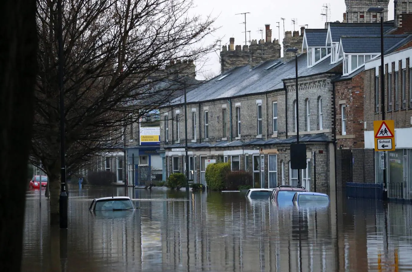 York, inundad