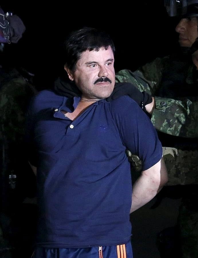 El Chapo Guzmán, capturado en Sinaloa. 