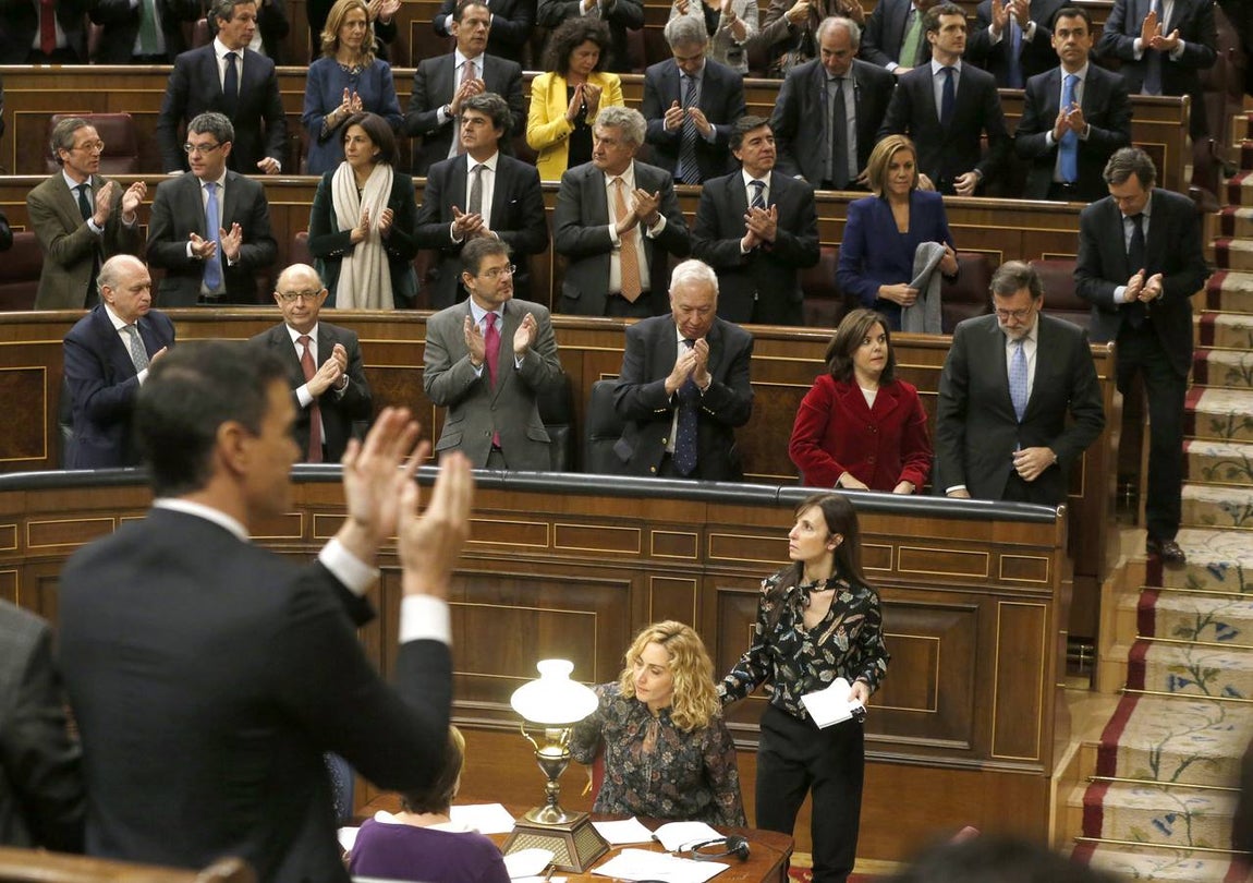 Bancada popular en el Hemiciclo. 