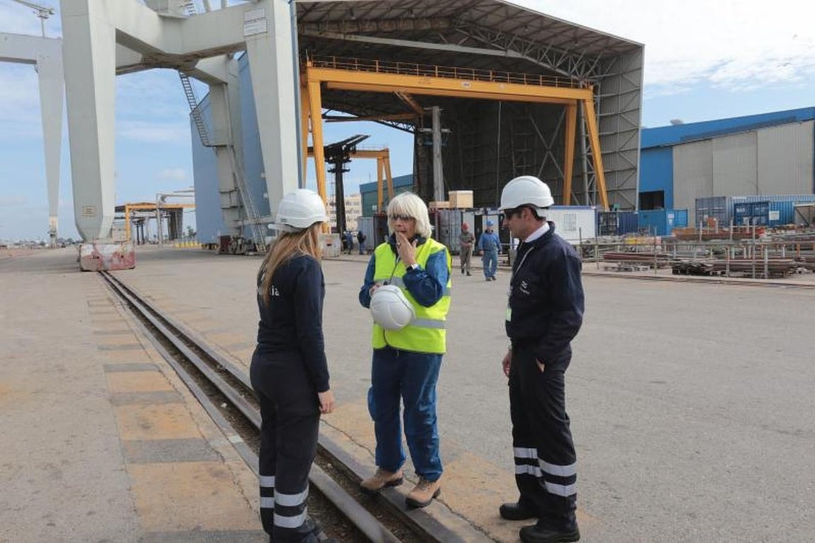 Antonio Sanz visita Navantia