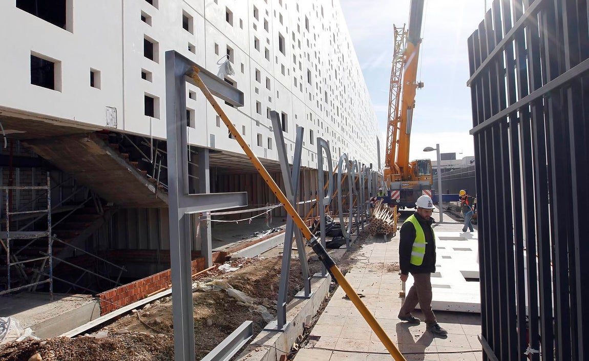 Obras del Centro de Exposiciones Ferias y Convenciones (CEFC) del Parque Joyero