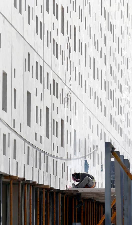 Obras del Centro de Exposiciones Ferias y Convenciones (CEFC) del Parque Joyero