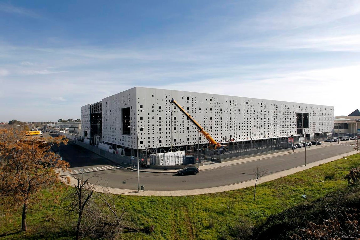 Obras del Centro de Exposiciones Ferias y Convenciones (CEFC) del Parque Joyero