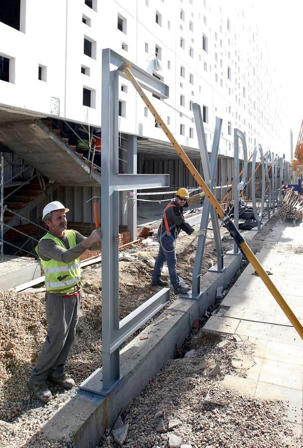 Obras del Centro de Exposiciones Ferias y Convenciones (CEFC) del Parque Joyero