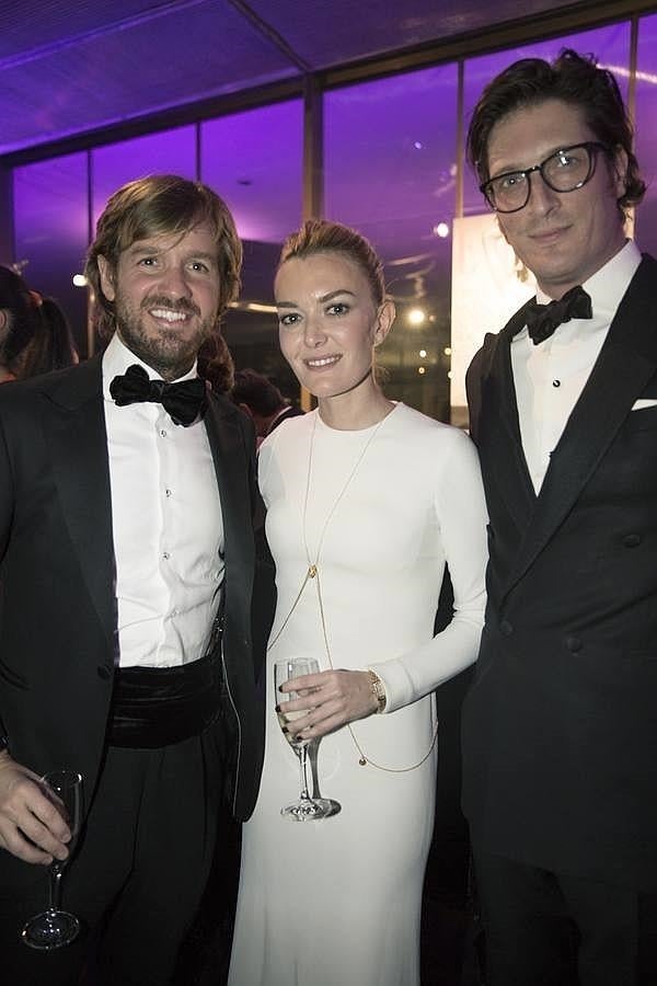 Rosauro Baro, Marta Ortega y Luis Medina. 